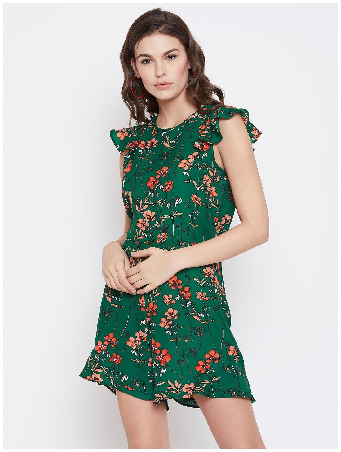 

NUN Floral Romper - Green