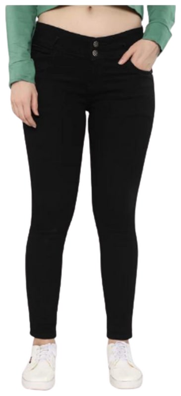 

O MINE Women Black Slim fit Jeans