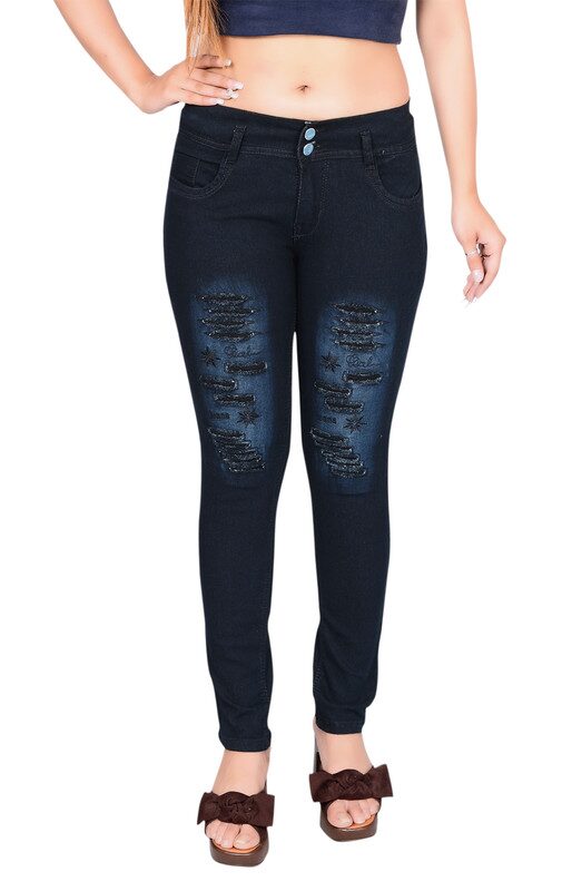 

O MINE Women Black Slim fit Jeans