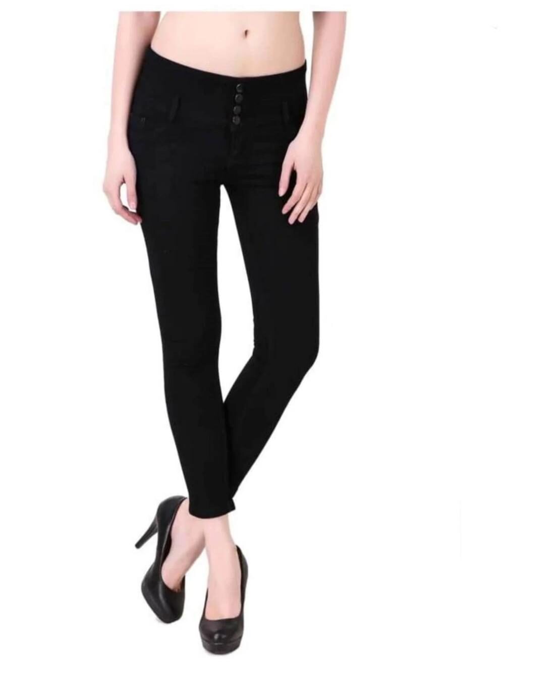 

O MINE Women Black Slim fit Jeans