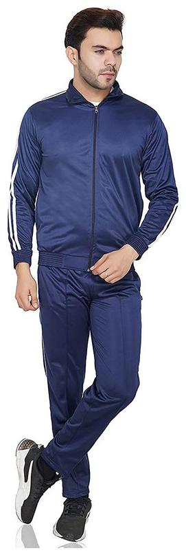 

oaks Dew Men Navy Blue Solid Regular Fit Track Suit