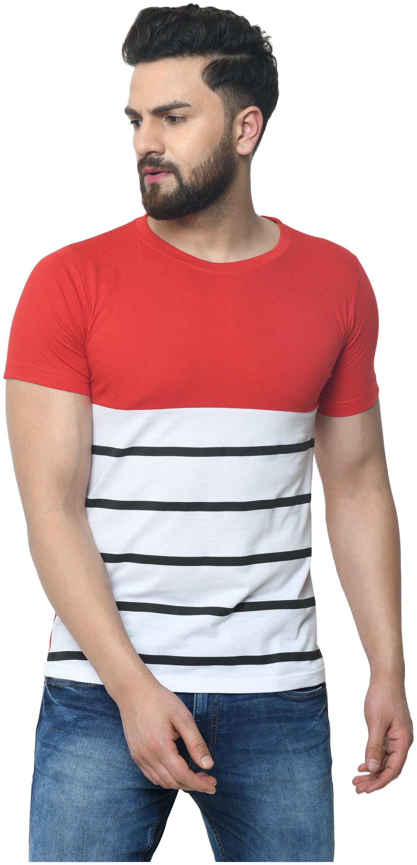 

Odoky Men Multi Regular fit Cotton Round neck T-Shirt - Pack Of 1