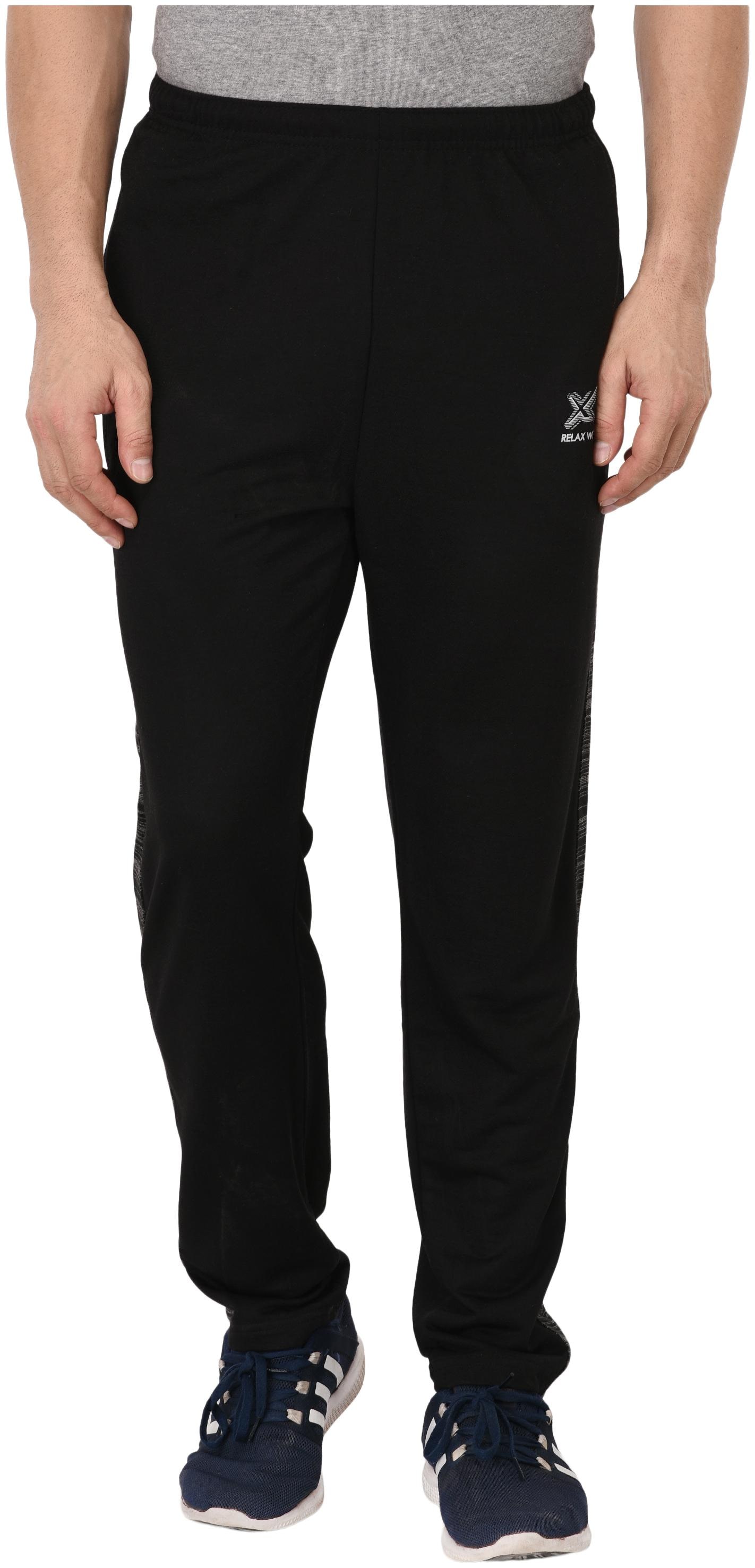 

Odoky Men Black Solid Regular fit Track pants