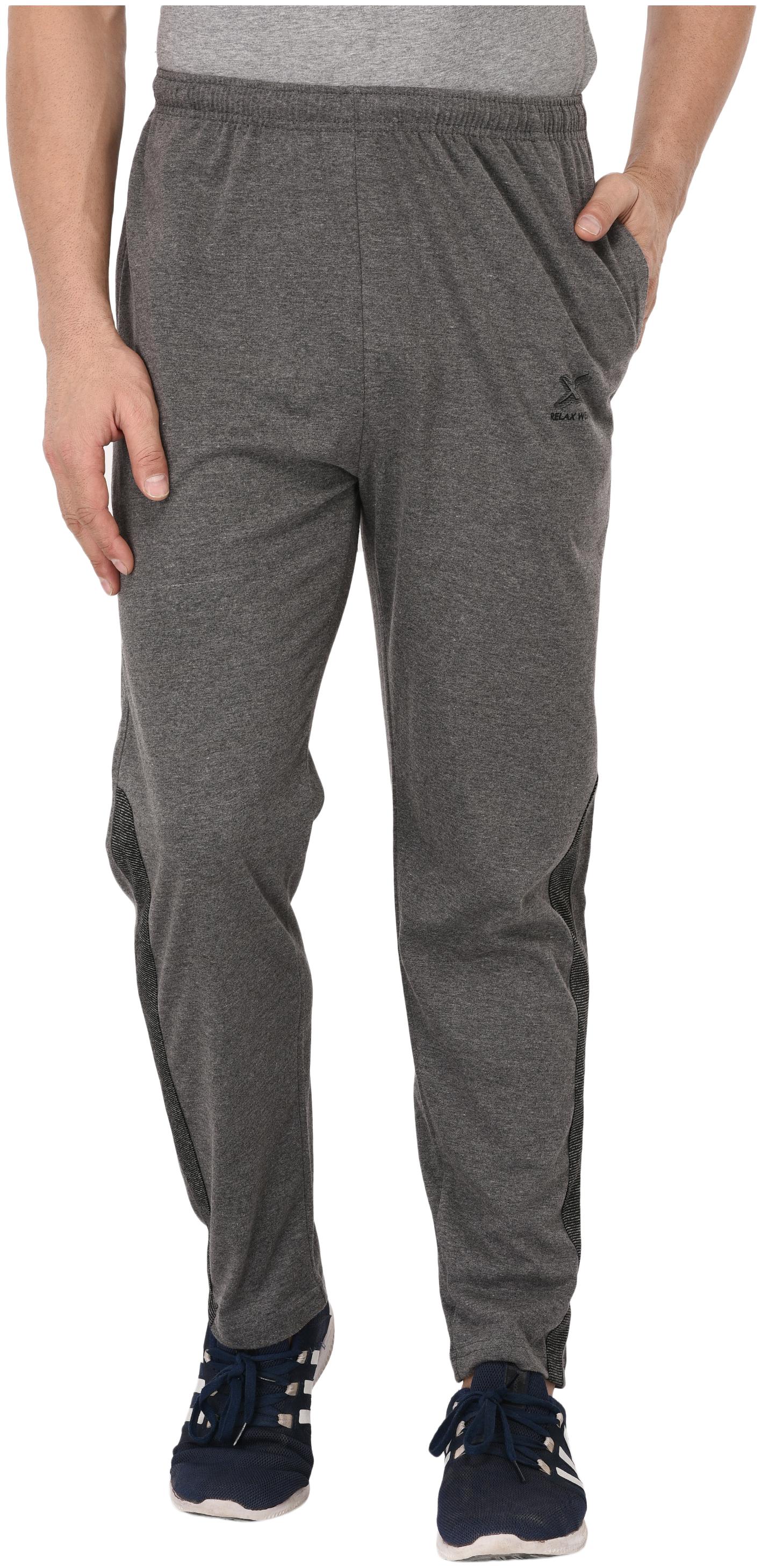 

Odoky Men Grey Solid Regular fit Track pants