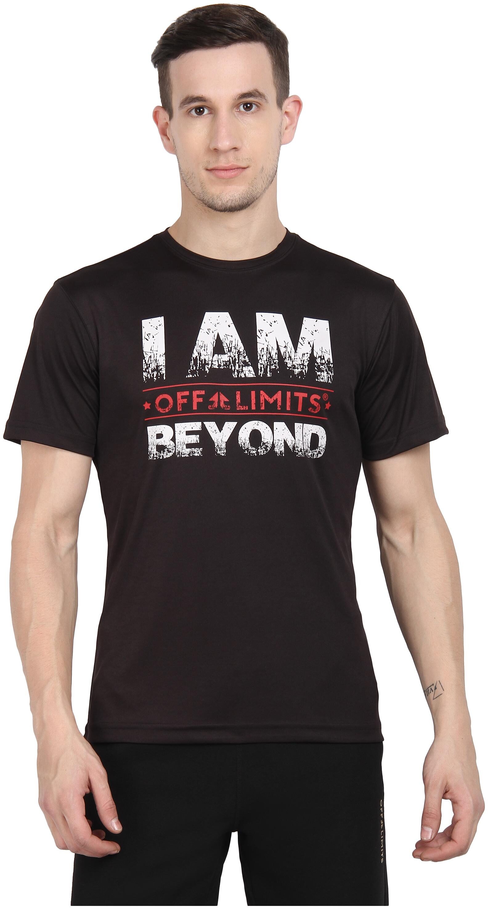 

Off Limits Men Black Regular fit Polyester Round neck T-Shirt - Pack Of 1