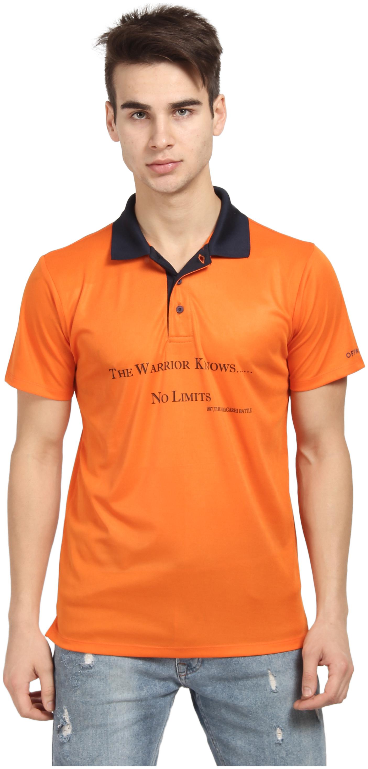 

Off Limits Men Orange Regular fit Polyester Polo collar T-Shirt - Pack Of 1