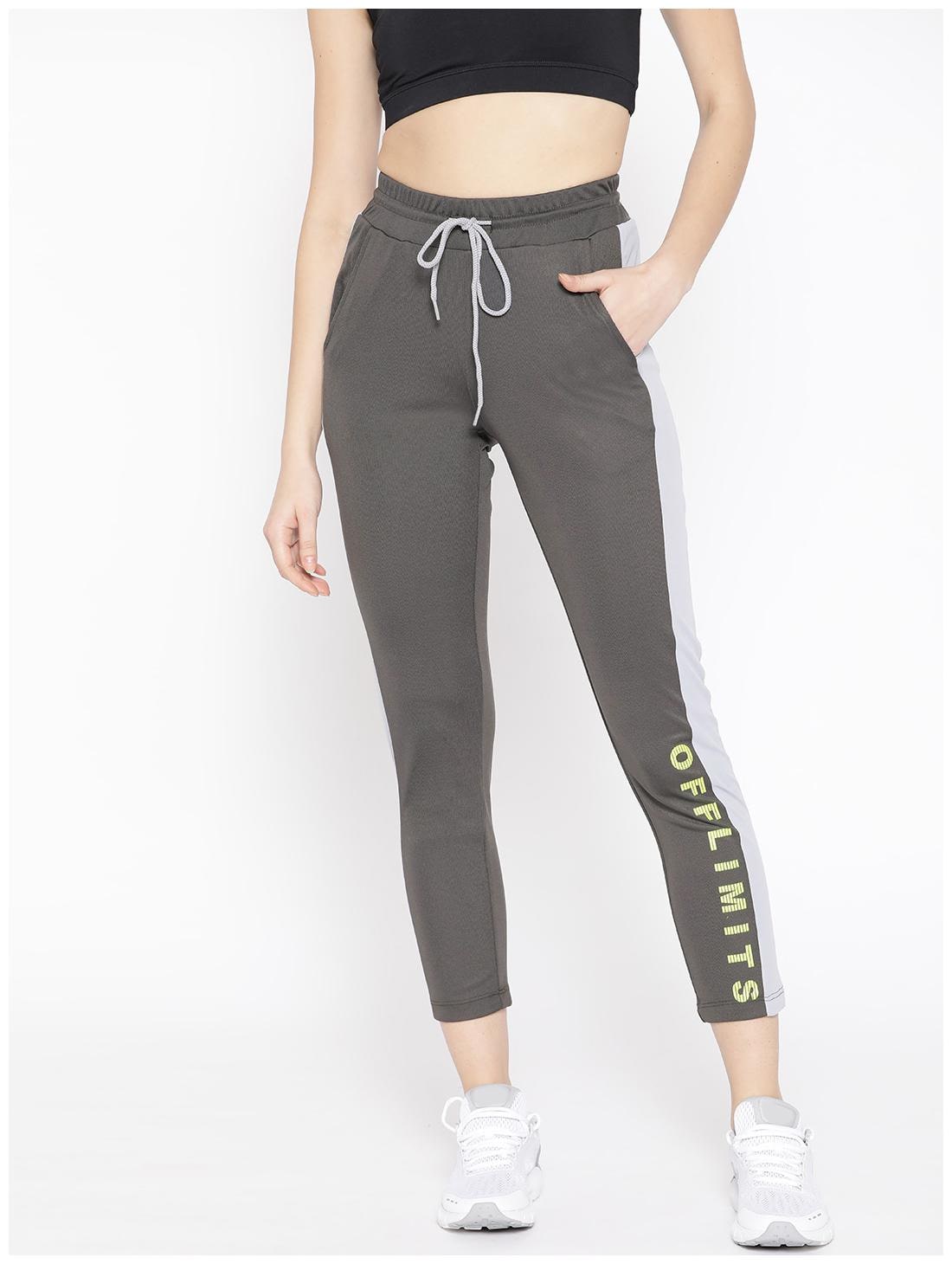 

Off Limits Women Regular fit Polyester Solid Track pants - Grey