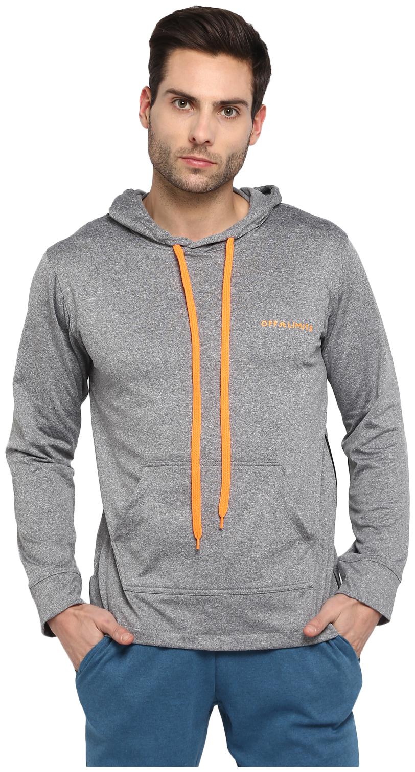 

Off Limits Men Grey Hooded Hoodie