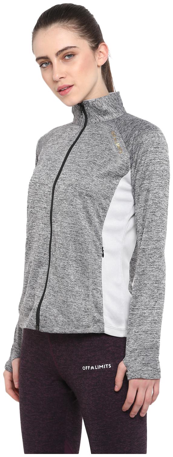 

Off Limits Women Solid Sports Jacket - Grey