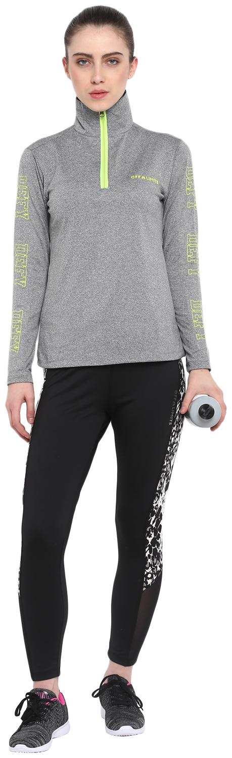 

Off Limits Women Solid Sports Jacket - Grey