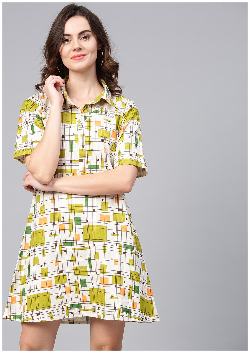 

AASI- HOUSE OF NAYO Women Printed Regular tunic - Multi