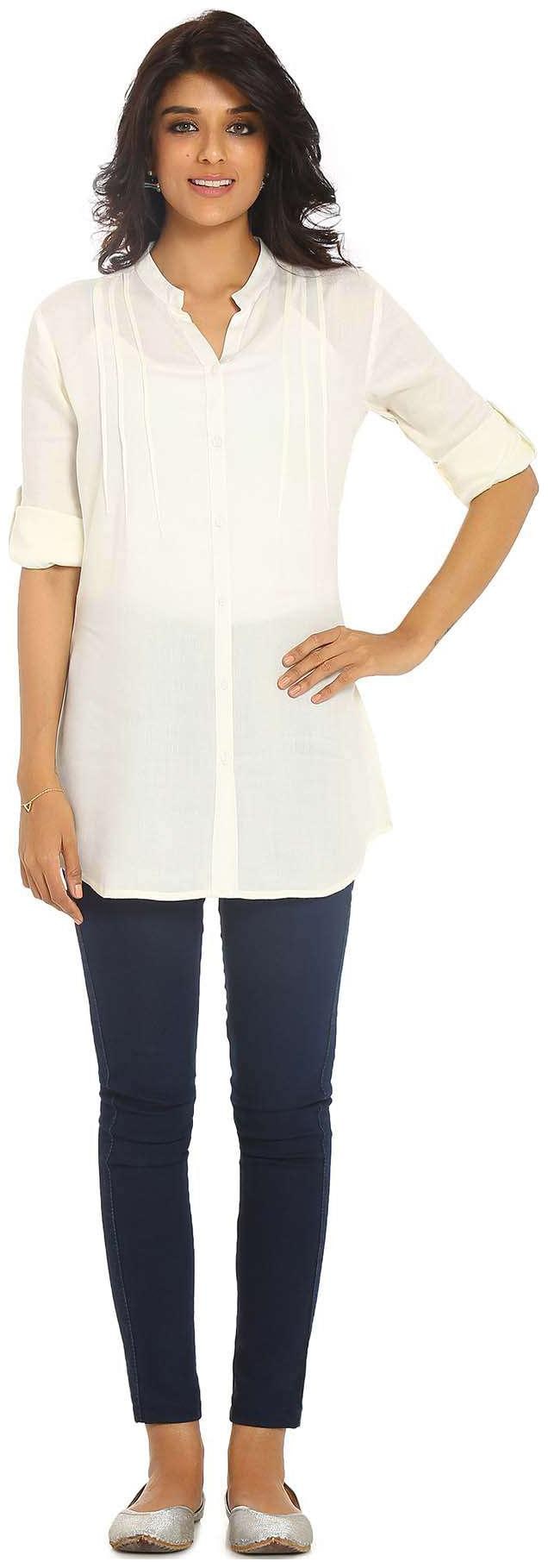 

Soch Women Solid Regular tunic - White