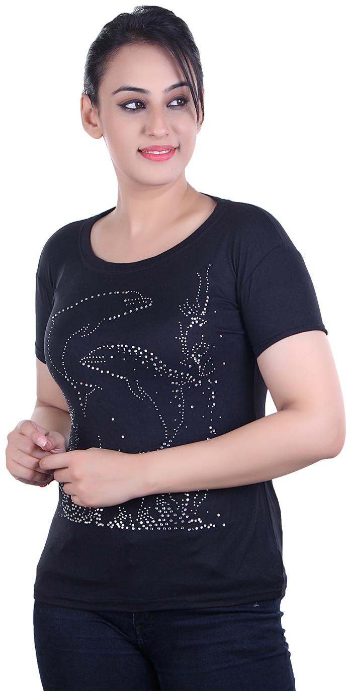 

Ogarti Women Black Regular fit Round neck Cotton Tank top