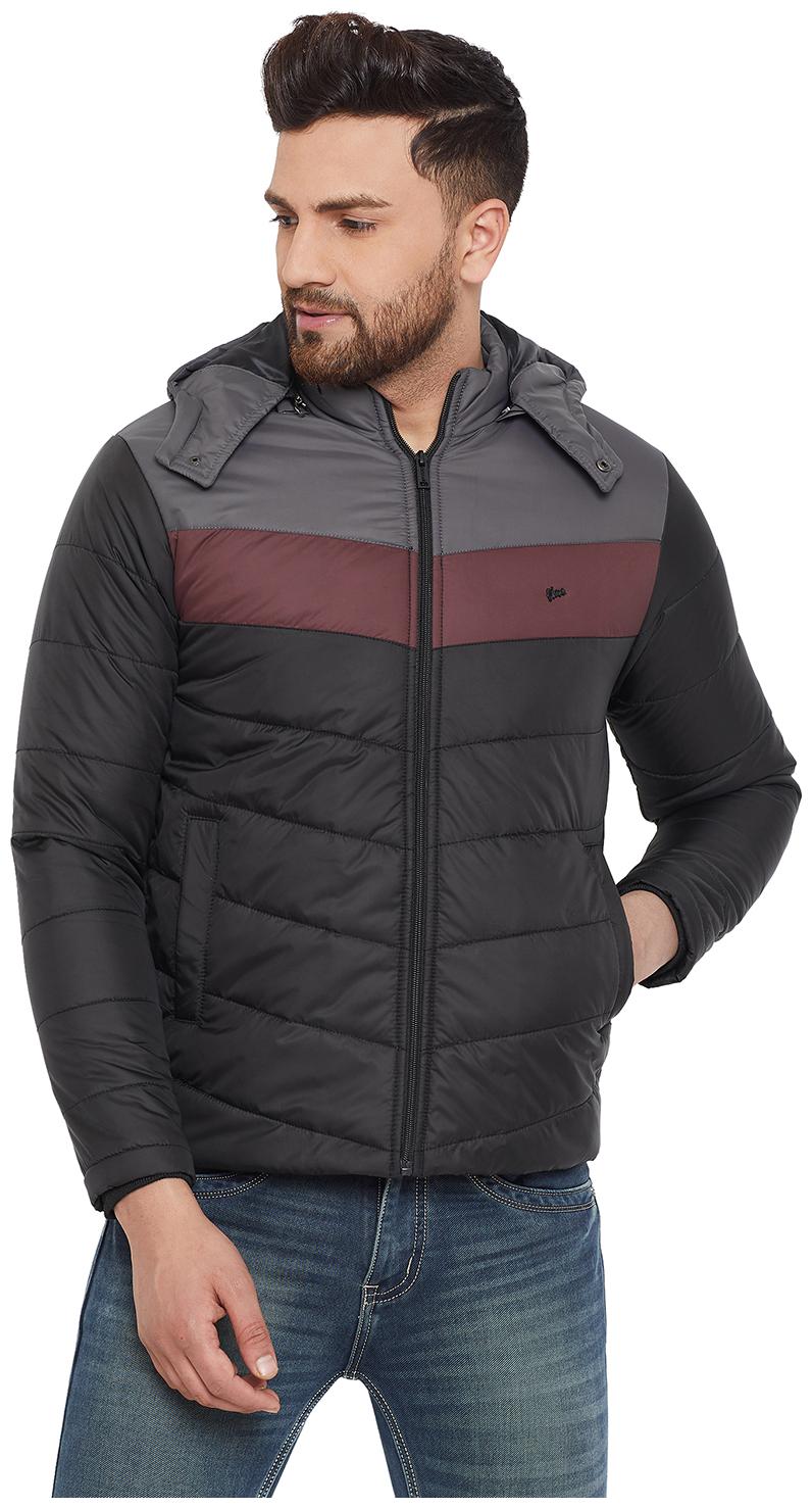 

Okane Men Multi Colorblocked Quilted jacket
