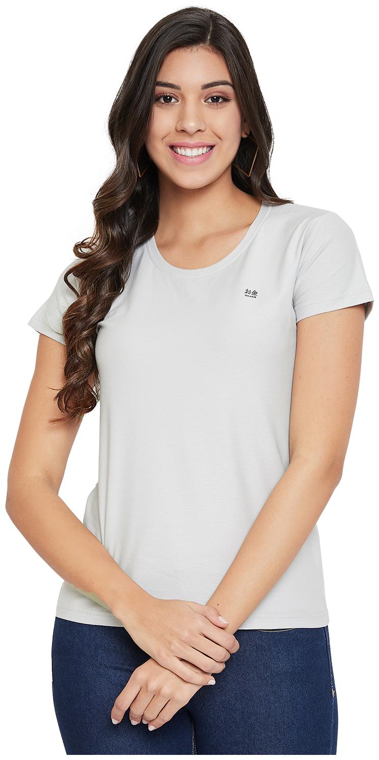

Okane Women Solid Regular top - Grey