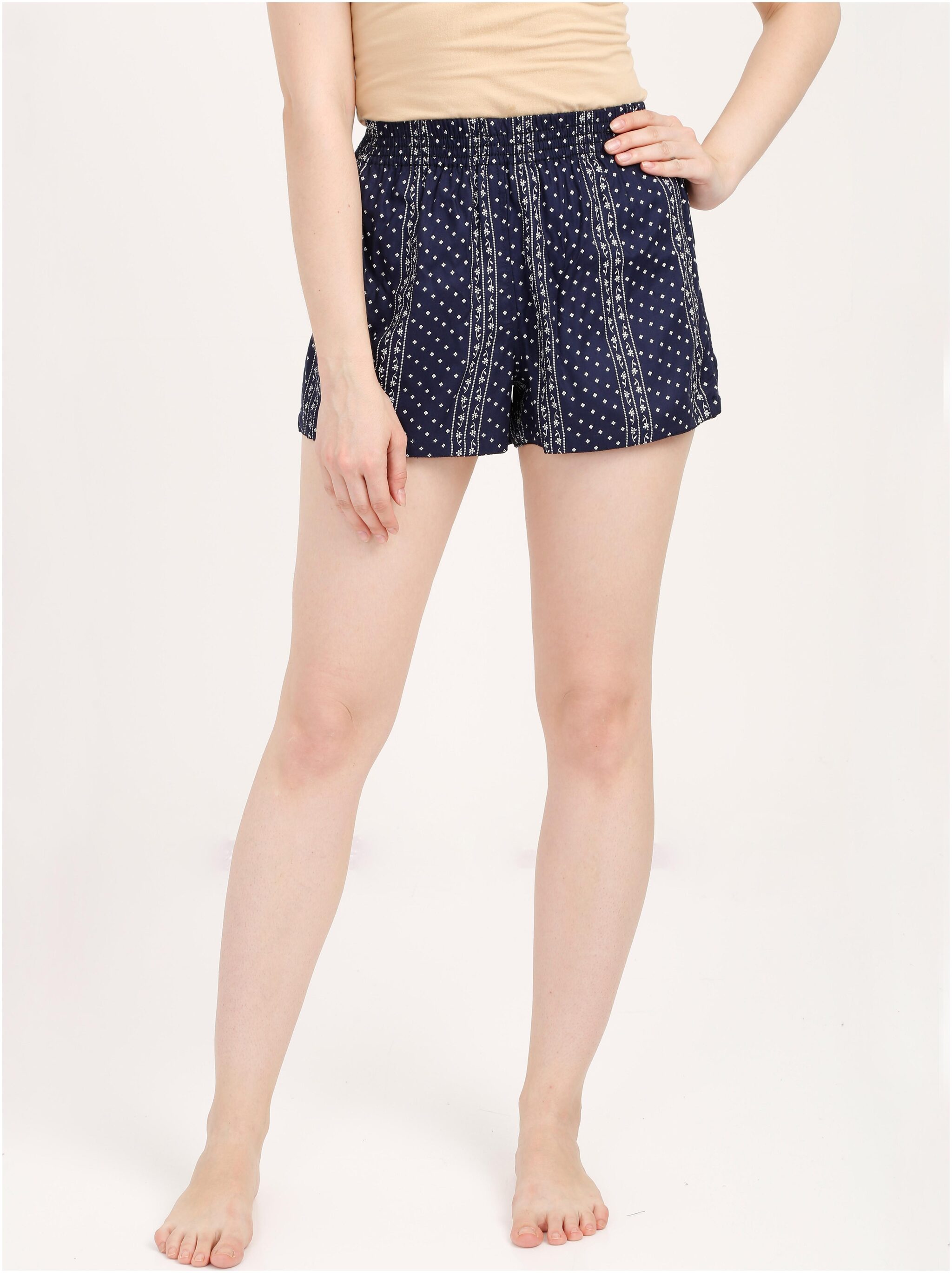 

Olli Women Printed Regular shorts - Blue