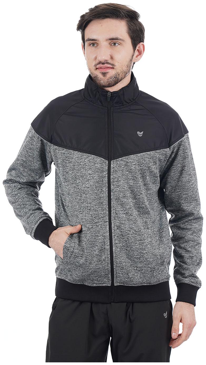 

On-Vers Men Grey Solid Quilted jacket