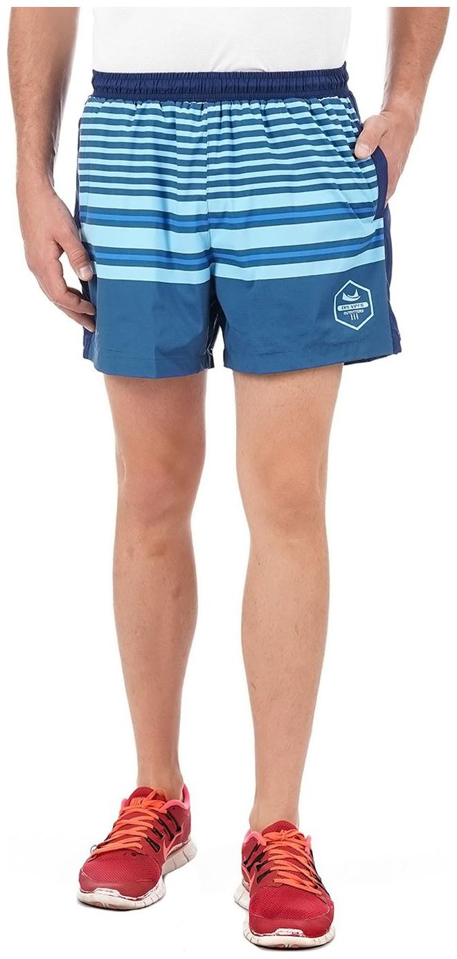 

On-Vers Men Blue Lightweight and Quick Dry Sports Short