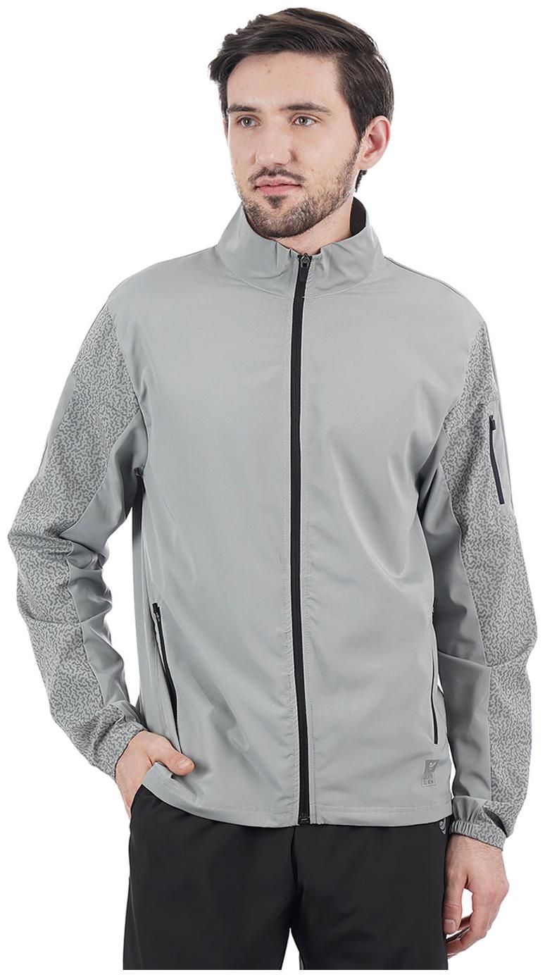 

On-Vers Men Grey Solid Quilted jacket