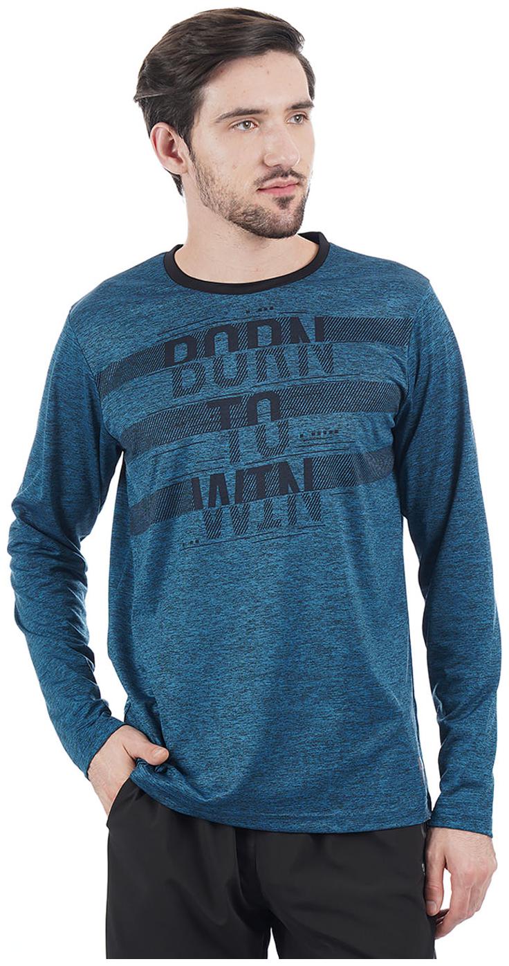 

On-Vers Men Blue Slim fit Cotton Blend Round neck T-Shirt - Pack Of 1