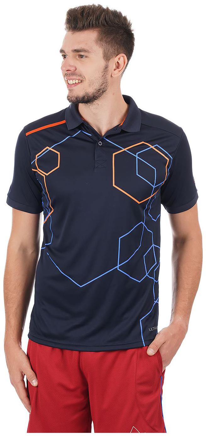 

On-Vers Men Navy Lightweight and Quick Dry Sports T-Shirt