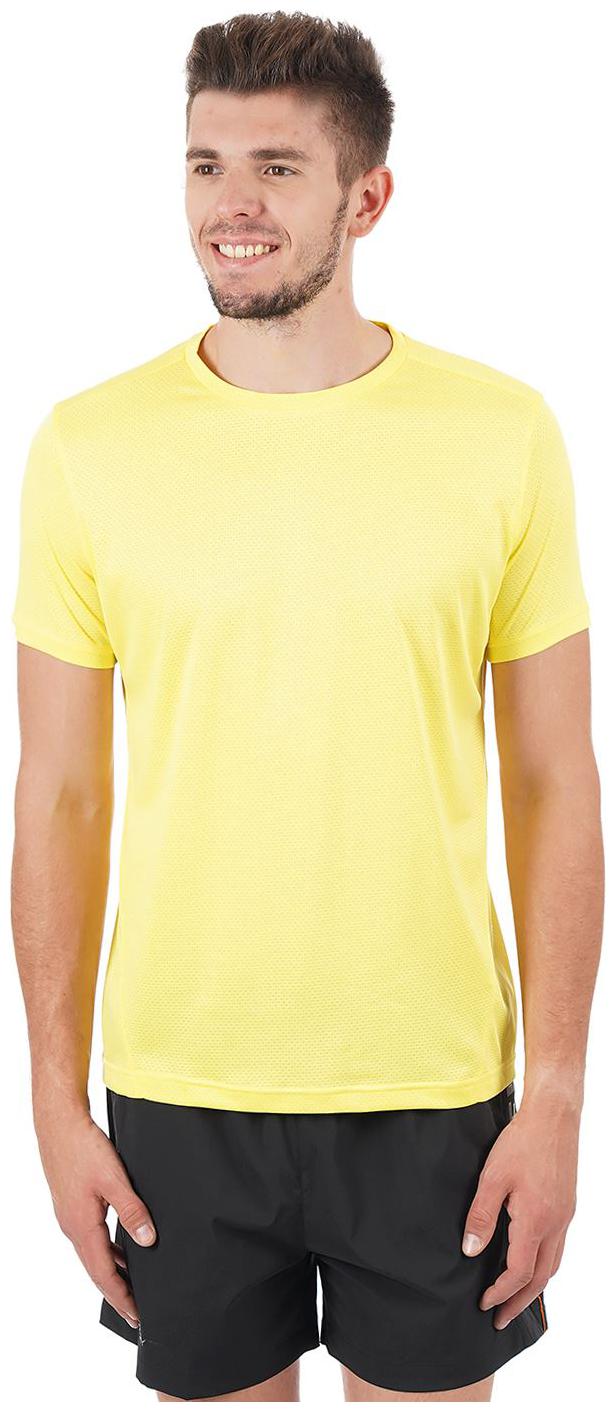 

On-Vers Men Yellow Lightweight and Quick Dry Sports T-Shirt