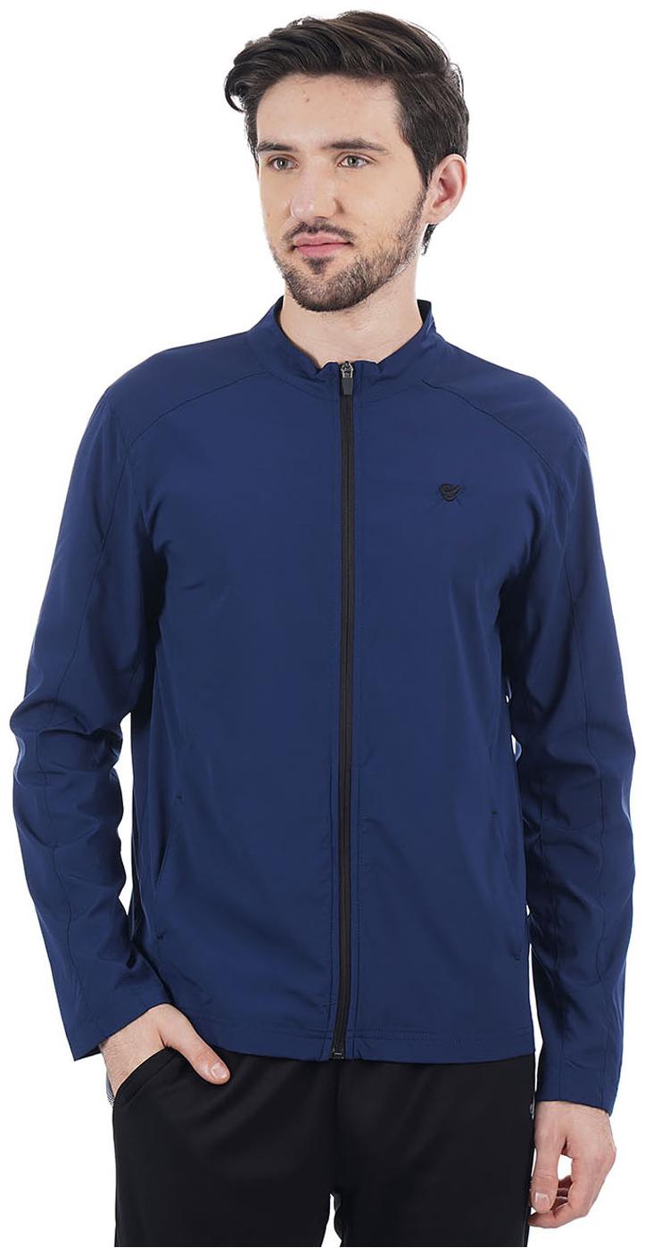 

On-Vers Men Blue Solid Quilted jacket