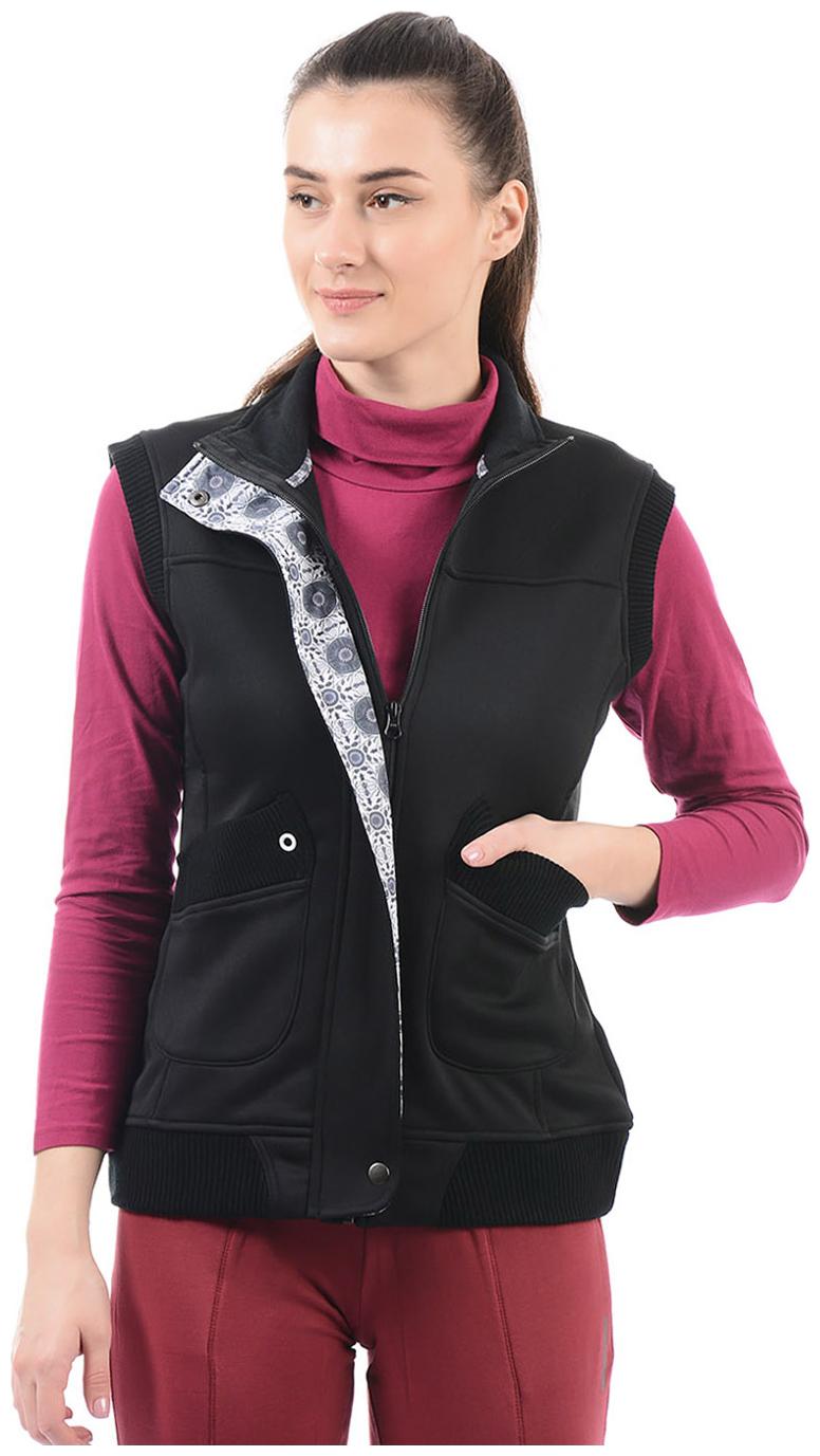 

On-Vers Women Solid Regular Jacket - Black