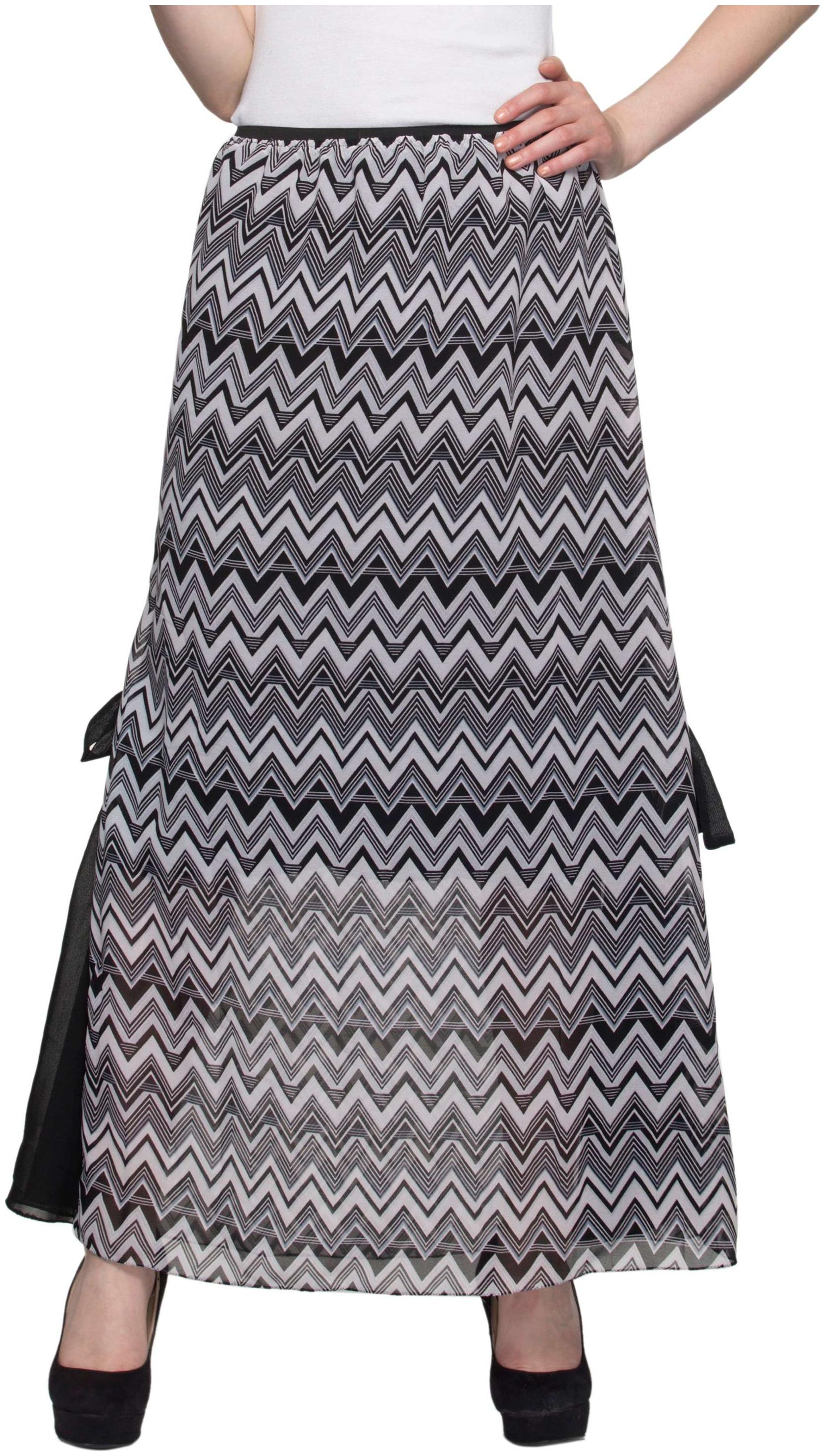 

One Femme Women s Printed Long Maxi Skirt with Side Belt