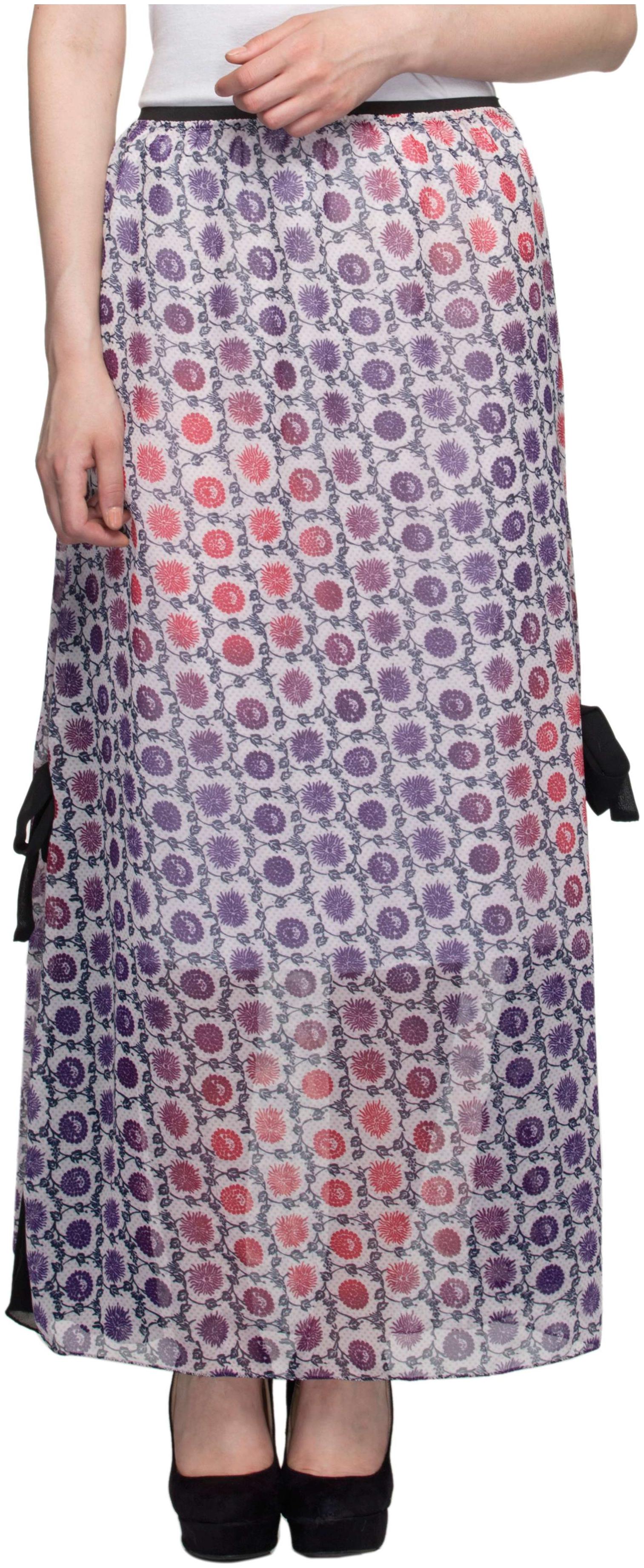 

One Femme Floral Flared skirt Maxi Skirt - Multi
