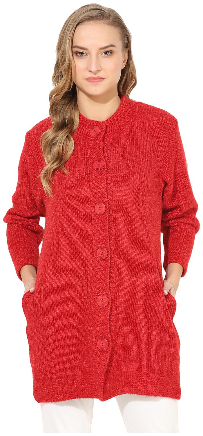 

One Femme Women Solid Regular top - Red