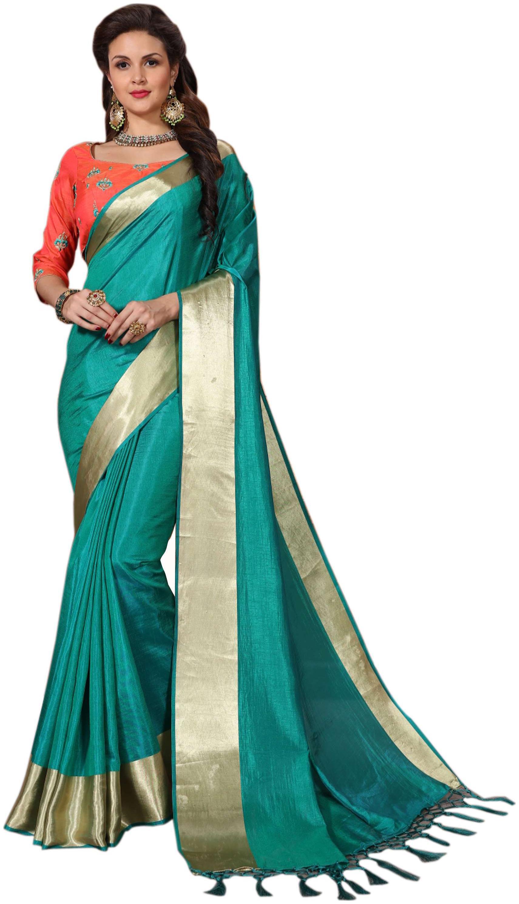

Onlinefayda Designer Green Silk Saree