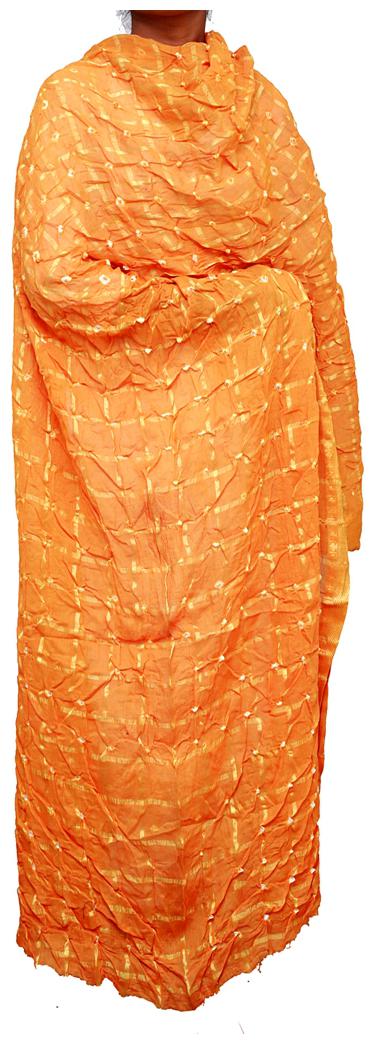 

Orange check dupatta