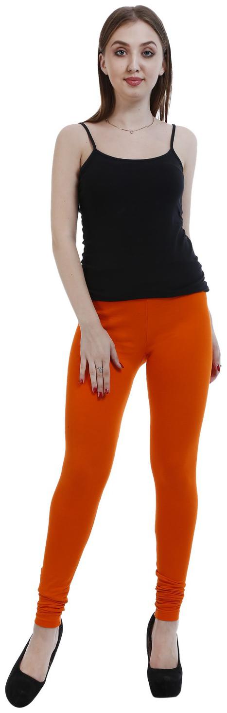 

Orange Viscose Choodidar Legging