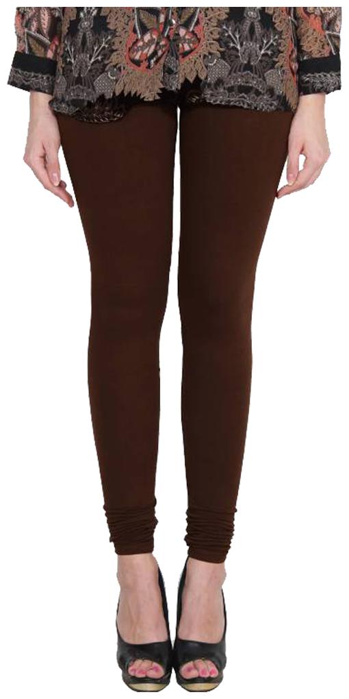 

Orion Apparel Cotton Churidar Strechable Leggings - Brown