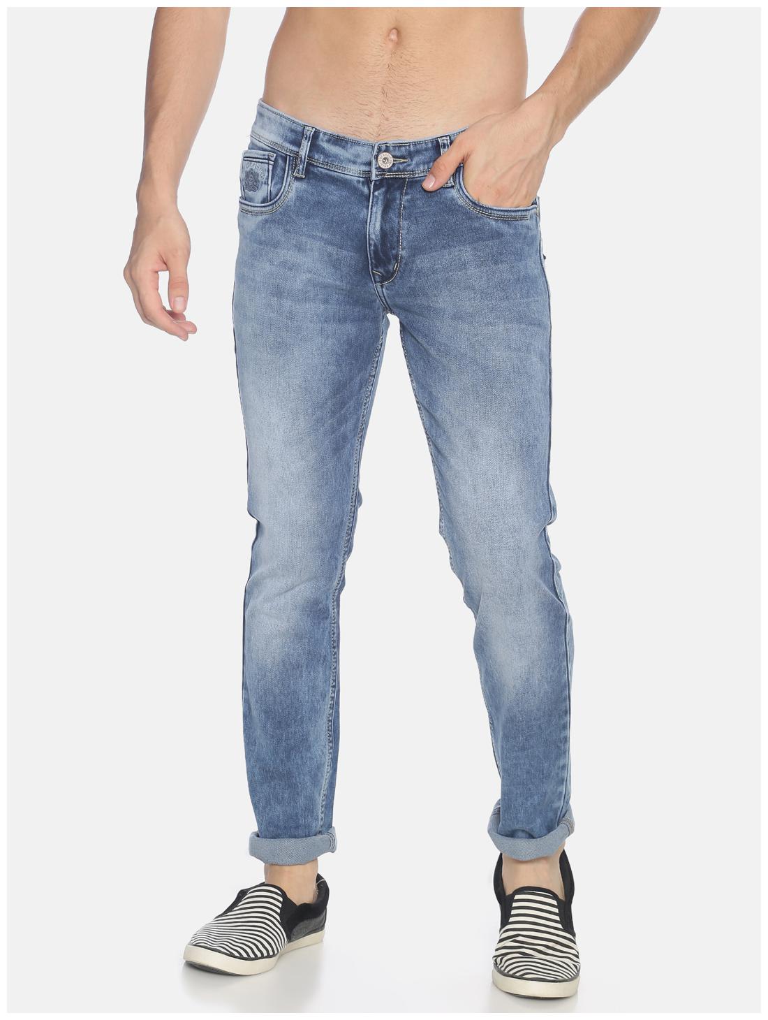 

OWEN HART Men Blue Skinny Fit Jeans