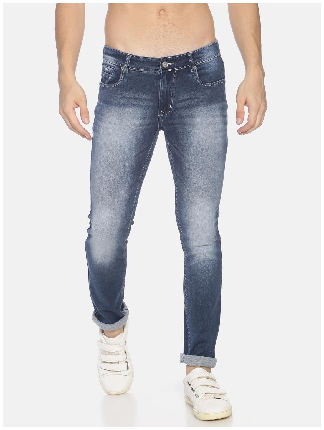 

OWEN HART Men Blue Skinny Fit Jeans