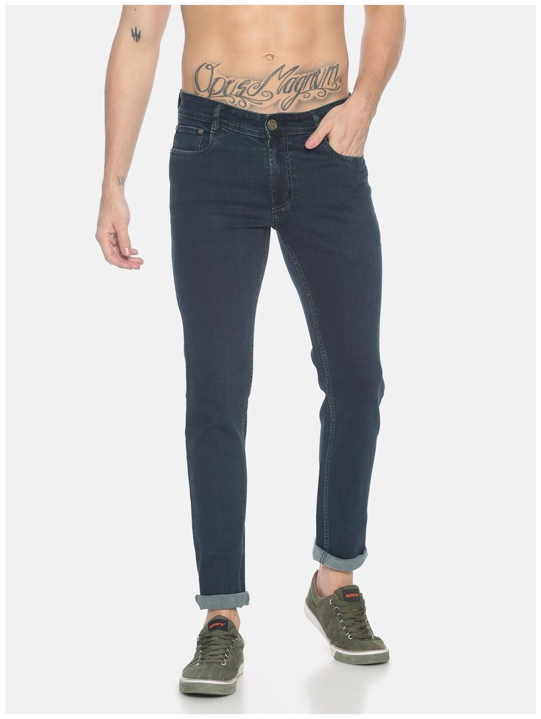 

OWEN HART Men Blue Straight Fit Jeans