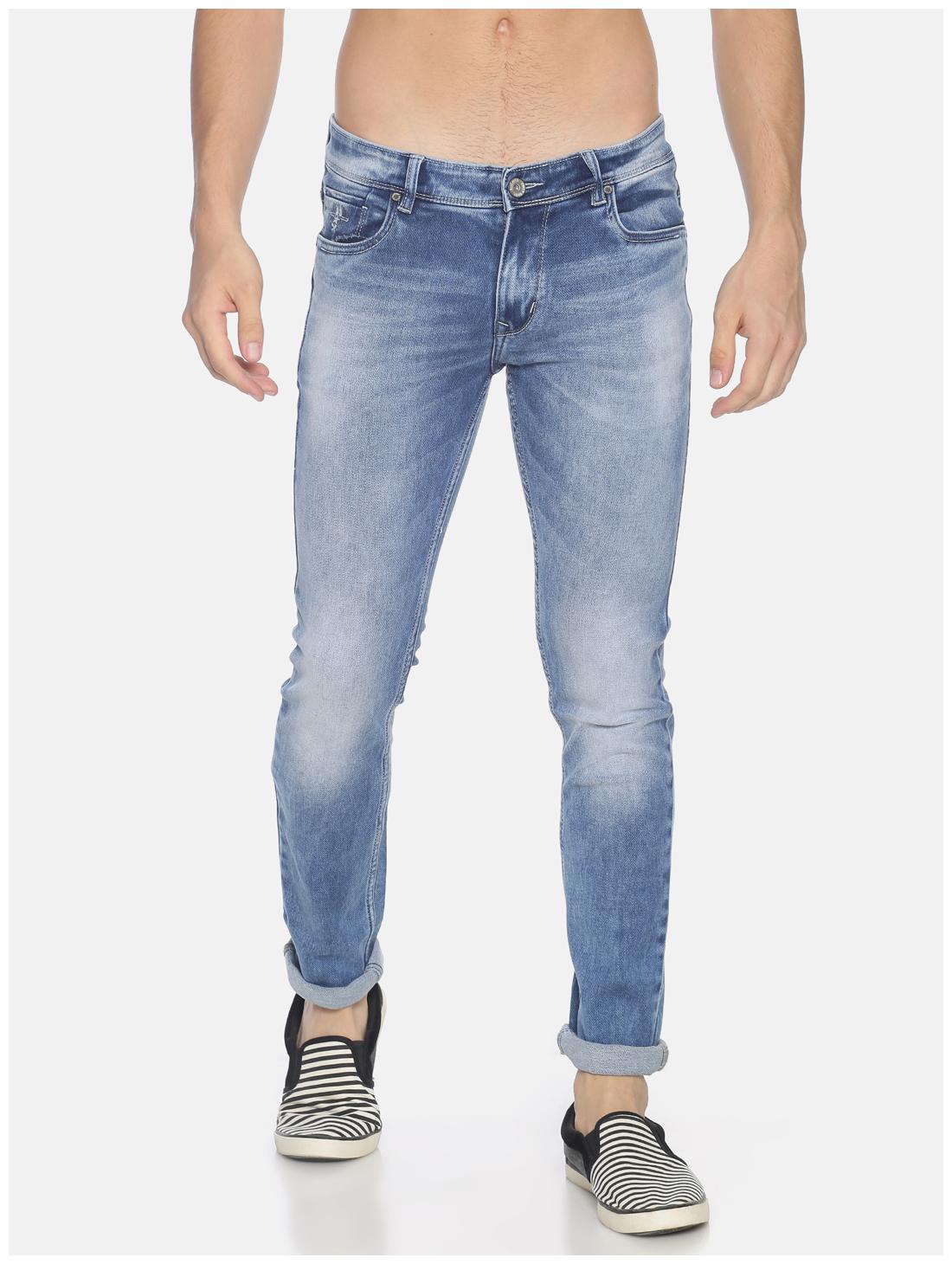 

OWEN HART Men Blue Skinny Fit Jeans