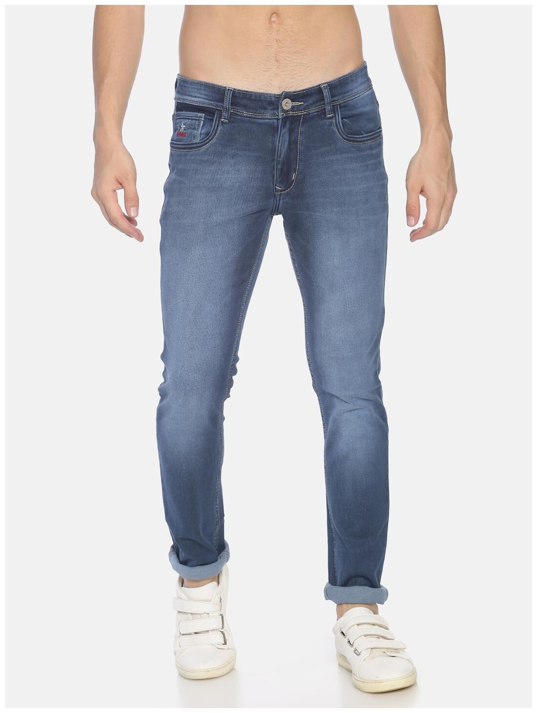 

OWEN HART Men Blue Skinny Fit Jeans