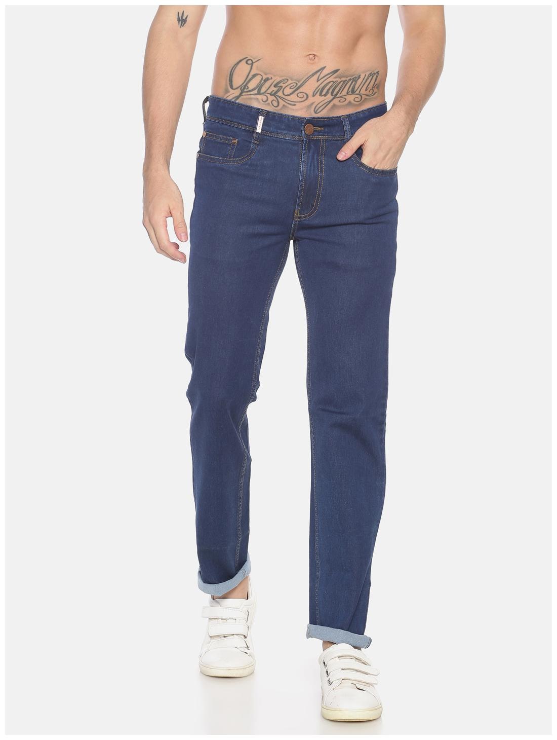 

OWEN HART Men Blue Straight Fit Jeans