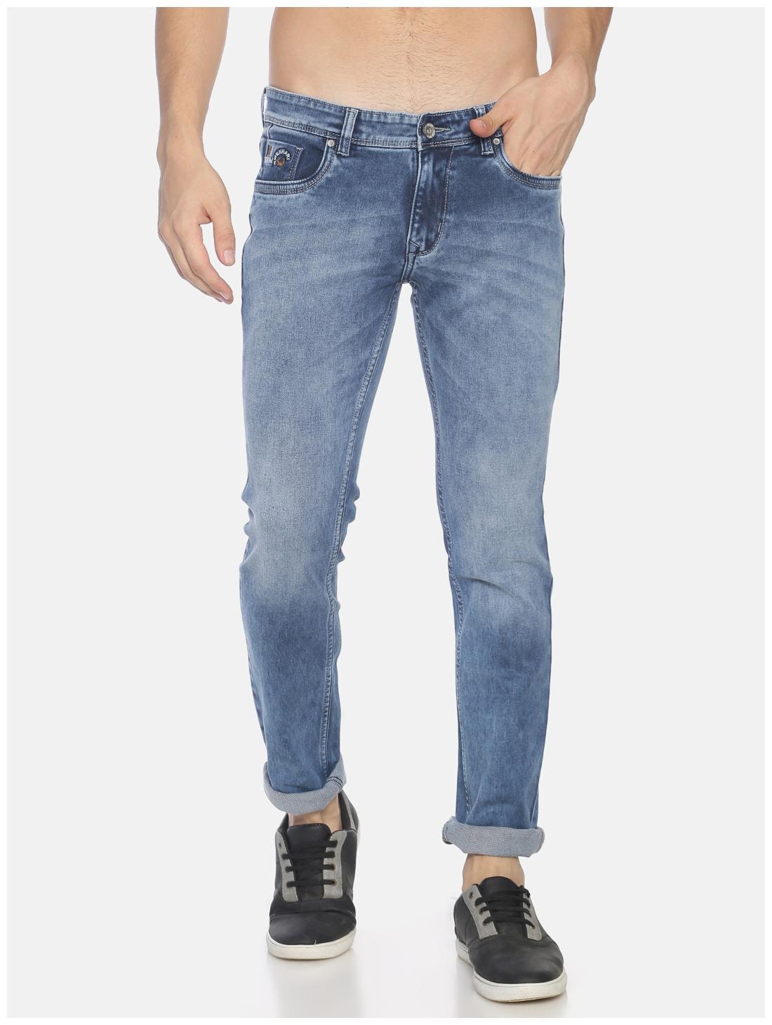 

OWEN HART Men Blue Skinny Fit Jeans
