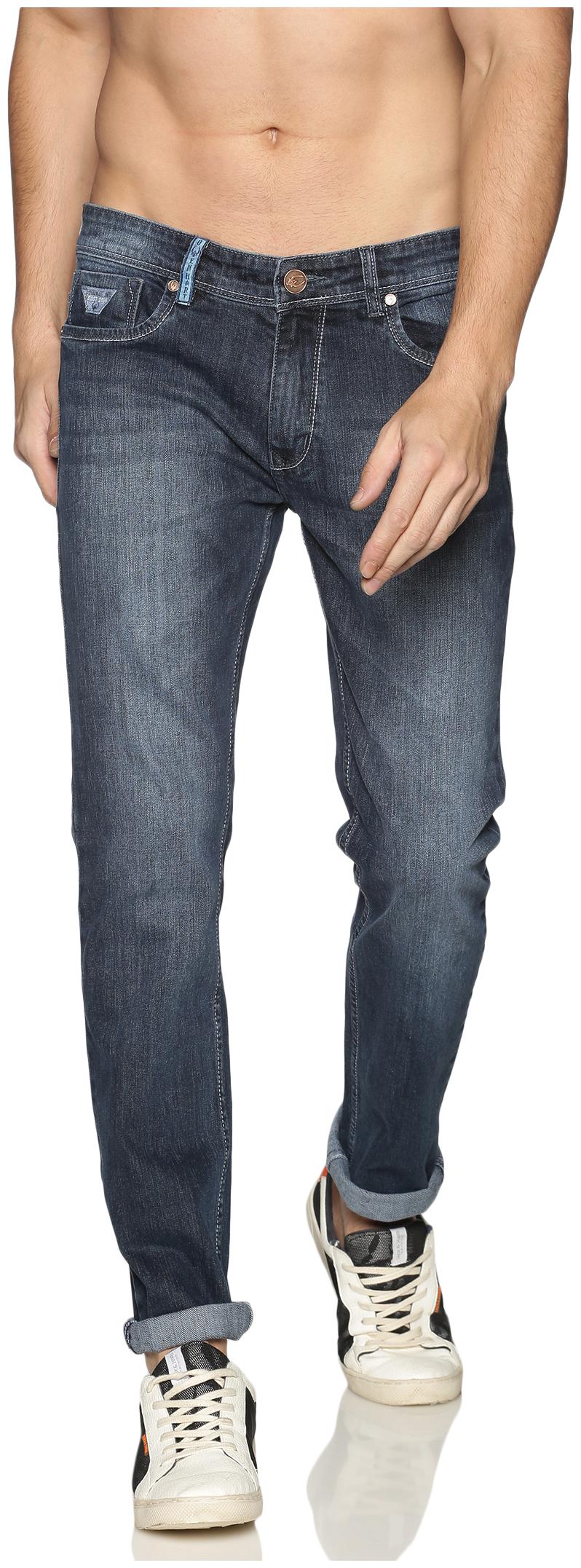 

OWEN HART Men Blue Skinny Fit Jeans