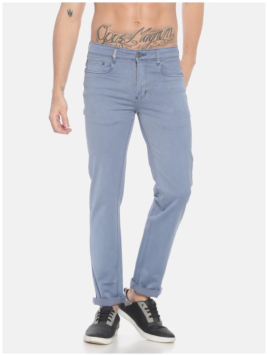

OWEN HART Men Blue Straight Fit Jeans