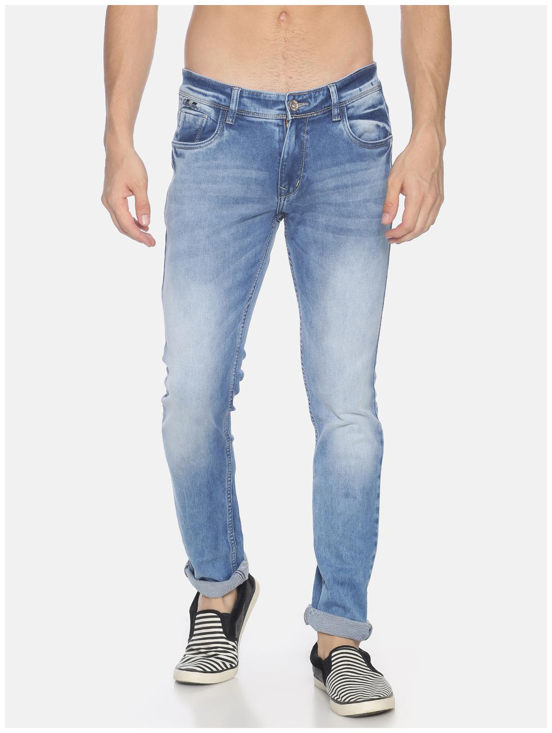 

OWEN HART Men Blue Skinny Fit Jeans