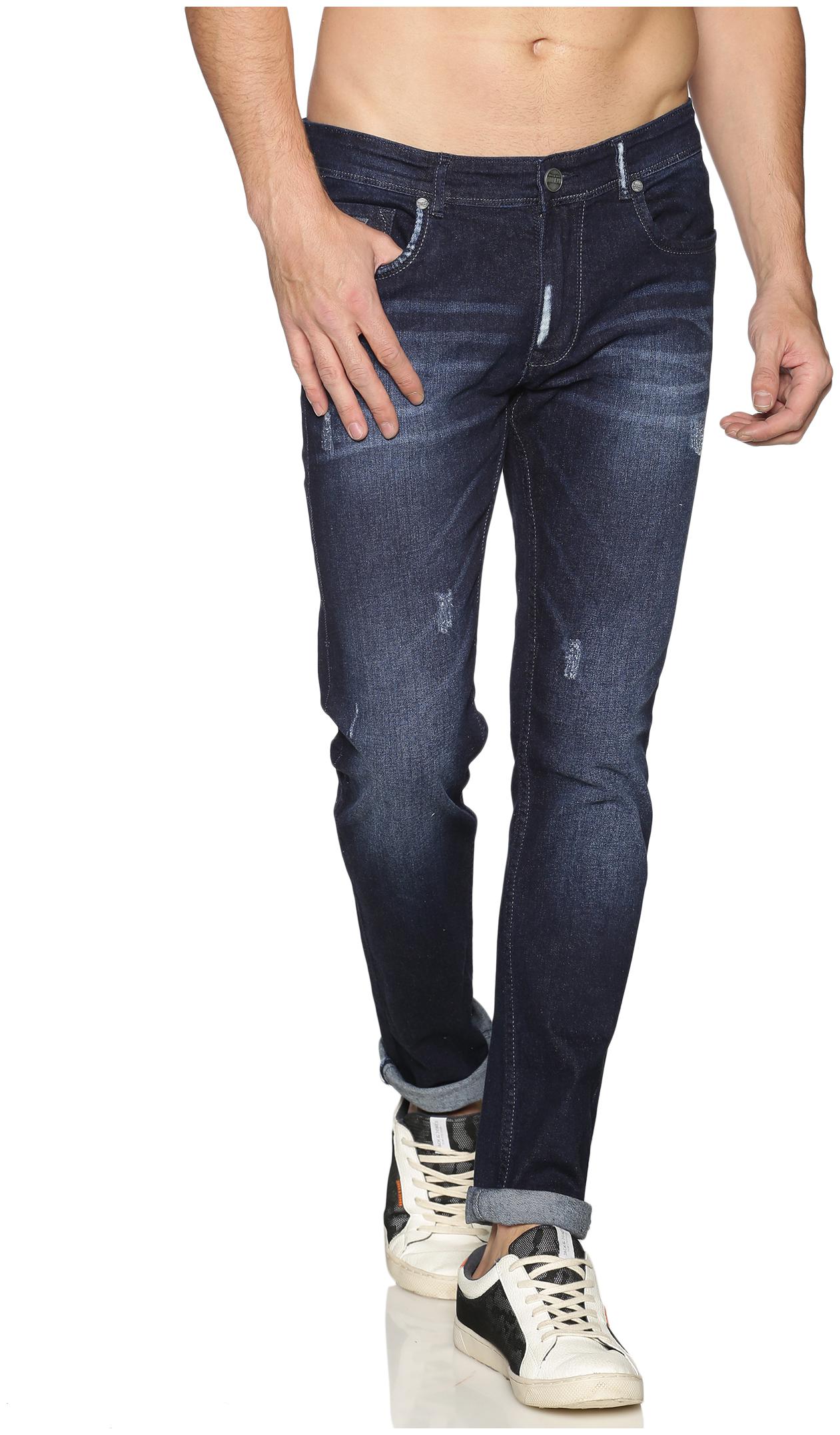 

OWEN HART Men Blue Straight Fit Jeans