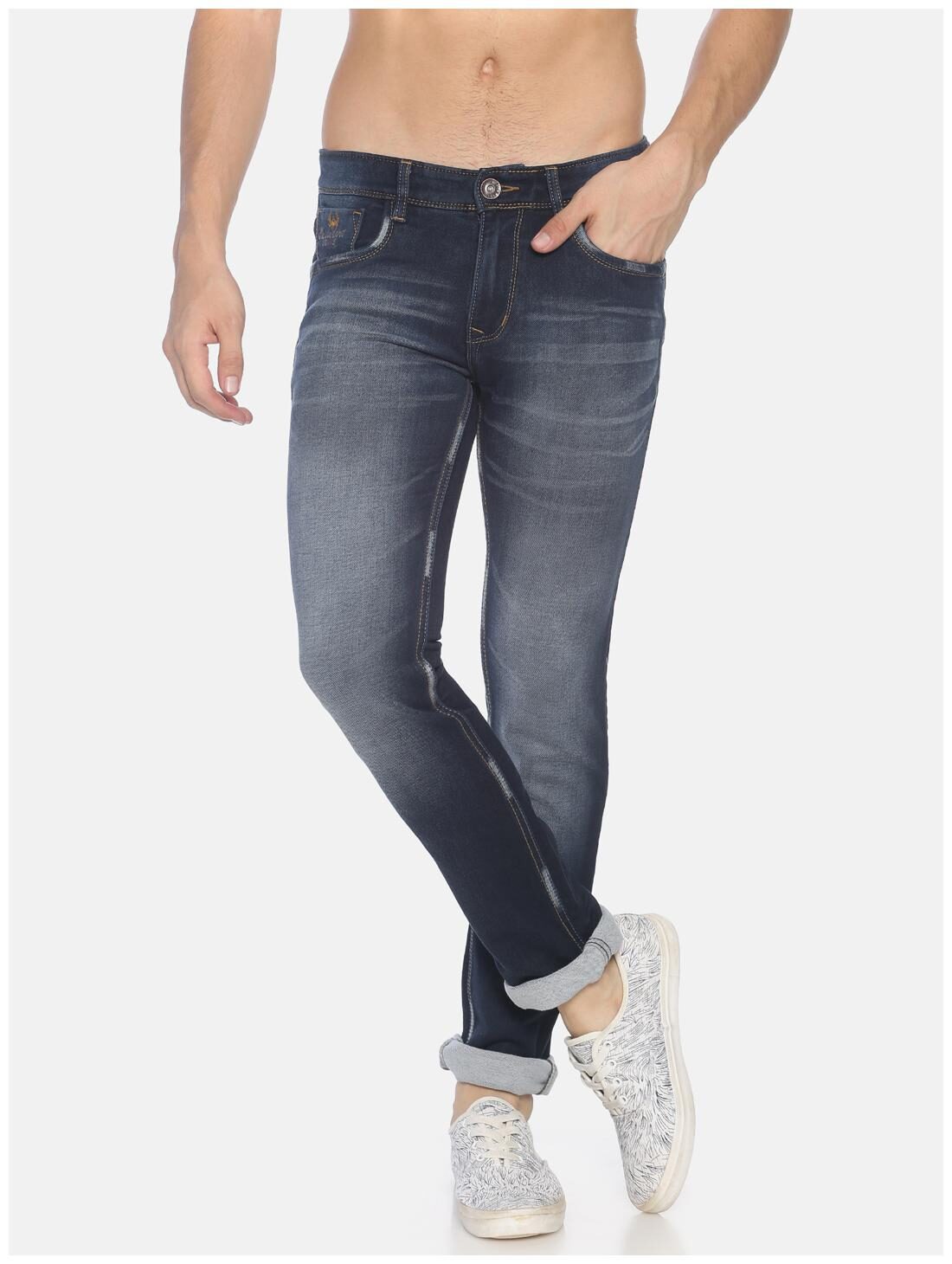 

OWEN HART Men Blue Slim Fit Jeans