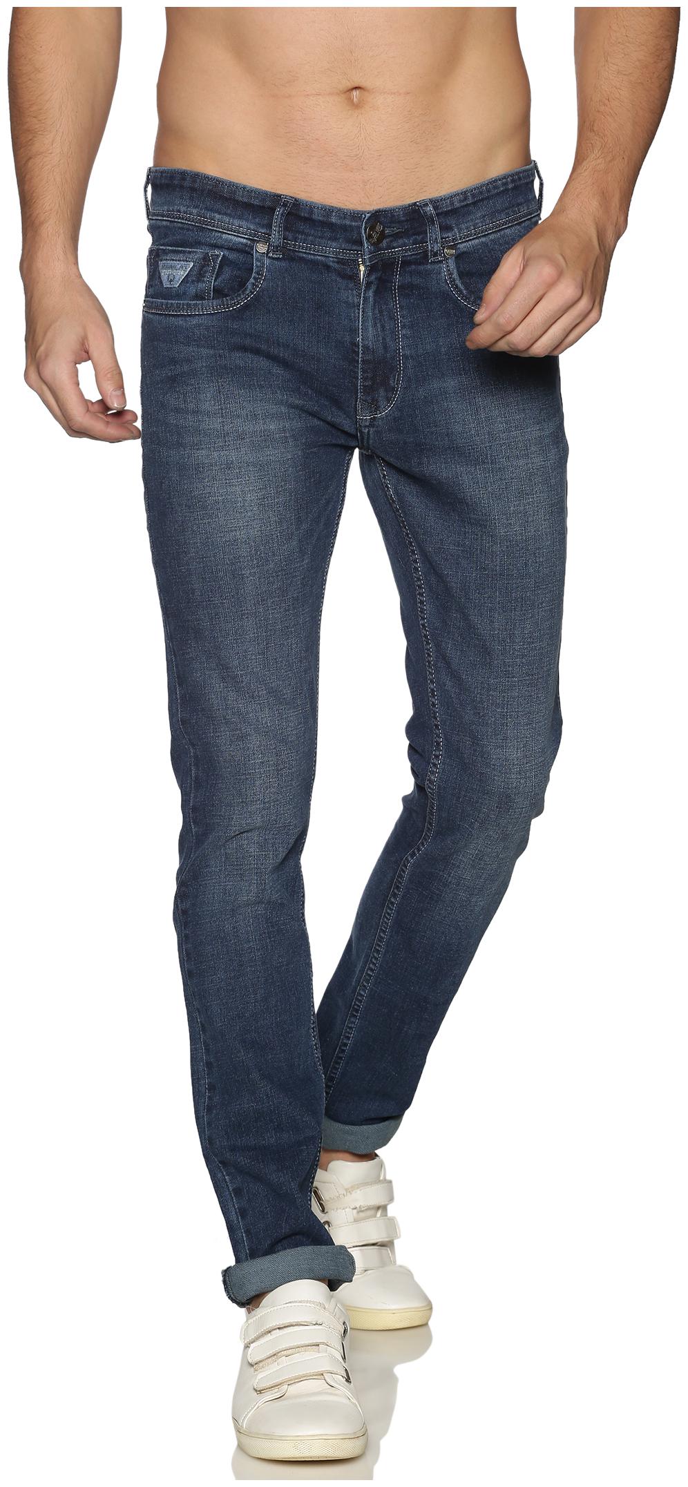 

OWEN HART Men Blue Skinny Fit Jeans
