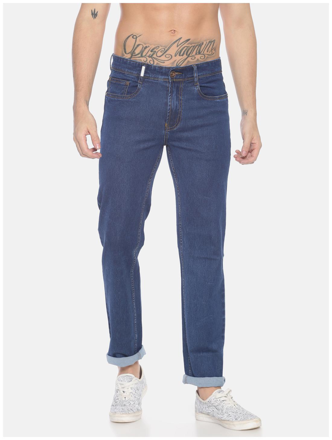 

OWEN HART Men Blue Straight Fit Jeans