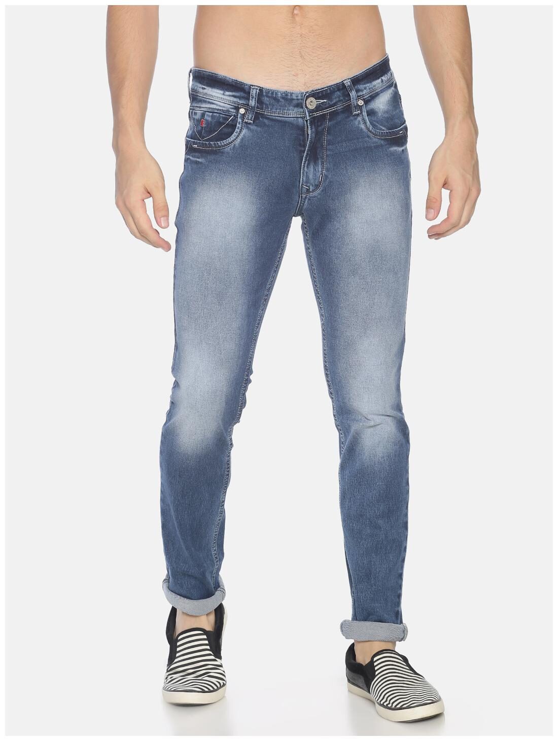 

OWEN HART Men Blue Skinny Fit Jeans
